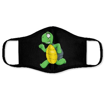 Discover running turtle Face Masks