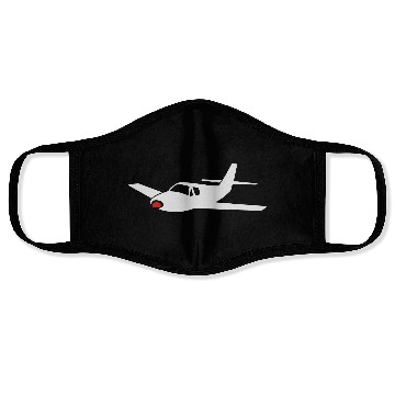 Discover little airplane (variable colors!) Face Masks