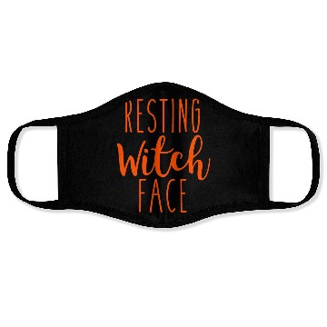 Discover Resting witch face Face Masks