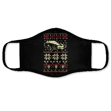Discover Camaro - Ugly Christmas Sweater for Camaro lover Face Masks