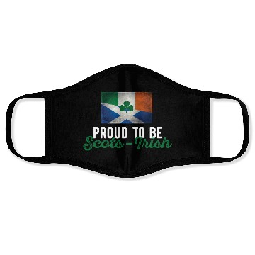 Discover Scots-Irish - Proud to be Scots-Irish Face Masks