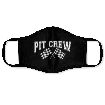 Discover Pit Crew Racing Team Sports Racers Track Pit Stops Face Masks
