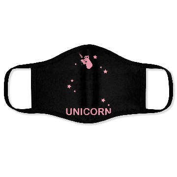 Discover keep calm unicorn Face Masks