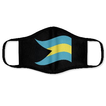 Discover flag bahamas Face Masks