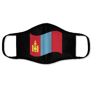 Discover flag mongolia Face Masks