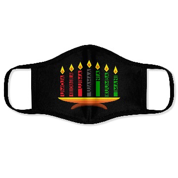 Discover Kwanzaa Holiday Candles Face Masks