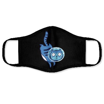 Discover Space cat Face Masks