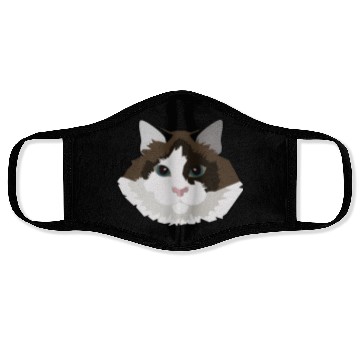 Discover Cat face Face Masks