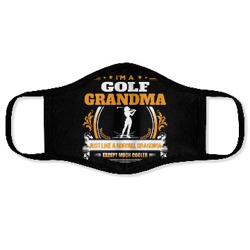 Discover Golf Grandma Face Masks Gift Idea
