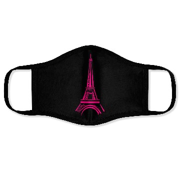 Discover Eiffel Pink Tower Face Masks