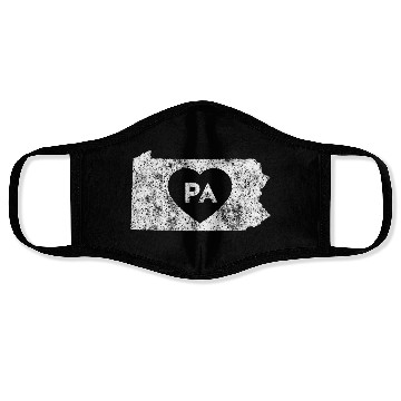 Discover Used I Love Pennsylvania Face Masks