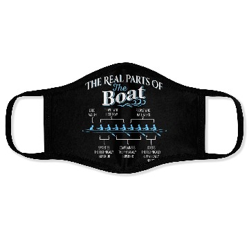 Discover Rowing Boat Funny Rower Rowers Row Coach Team Face Masks