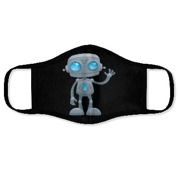 Discover Waving Robot Face Masks