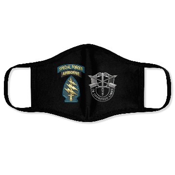 Discover U S Army Special Forces Green Berets SSI DUI Face Masks