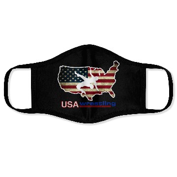 Discover USA Wrestling Face Masks