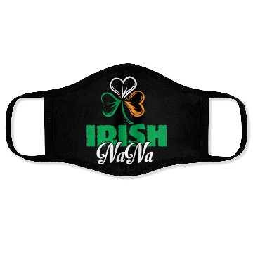 Discover Irish Nana Shamrock Clover - Cute Irish Face Masks