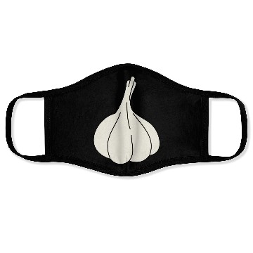 Discover garlic knoblauch veggie vegetable gemuese2 Face Masks