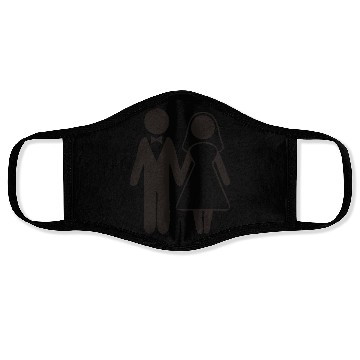 Discover Bride And Groom Silhouette Face Masks