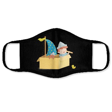 Discover Cute Sailor Boy in Box Face Masks