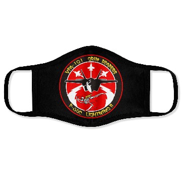 Discover F-35 Lightning II VFA-101 Grim Reapers Face Masks