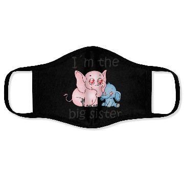 Discover I'm the Big Sister B Face Masks