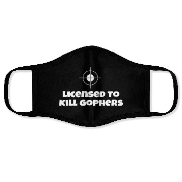 Discover Licensed To Kill Gophers - Caddyshack Face Masks