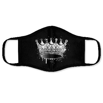 Discover Crown in graffiti style Face Masks