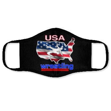 Discover USA Wrestling Face Masks