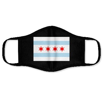 Discover Chicago Flag Face Masks