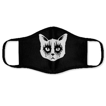 Discover cat metal Face Masks