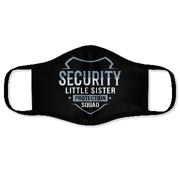 Discover Little Sister Security Protection Big Brother Face Masks