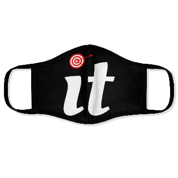 Discover Bullseye Target Archery Shooting Dart Gift Face Masks