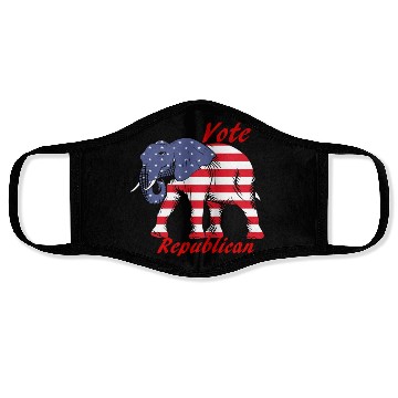 Discover Vote Republican Face Masks