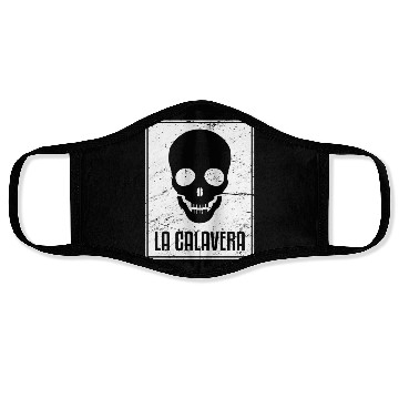 Discover La Calavera | Loteria Mexican Tarot Card Face Masks