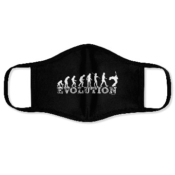 Discover Evolution Guitar Band Electric Bass Rock Acoustic Face Masks