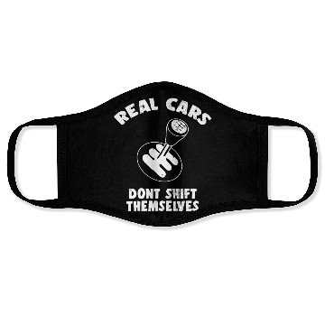 Discover Funny Car Racing Mechanic Apparel Face Masks