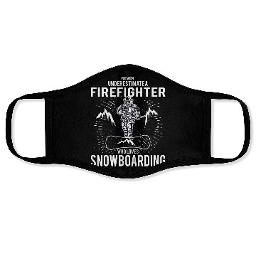 Discover Firefighter Snowboarding Face Masks