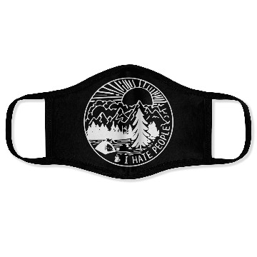 Discover I hate people Face Masks