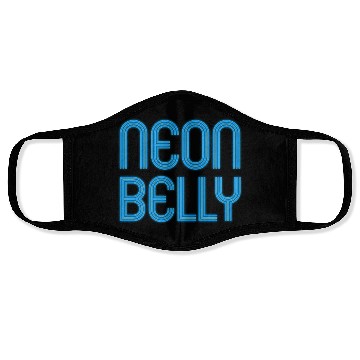 Discover Jiu Jitsu BJJ Neon Belly Blue Light Face Masks