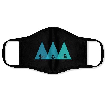 Discover mountain bike bicycle mtb Face Masks