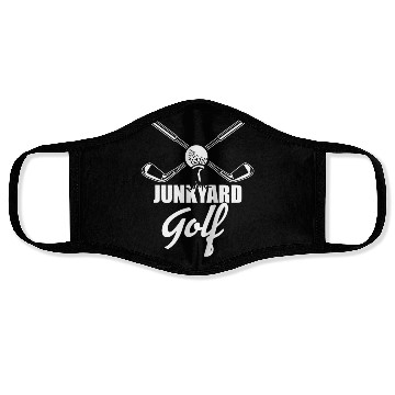 Discover Junkyard Golf Course Funny for Golfer Dad Design Face Masks