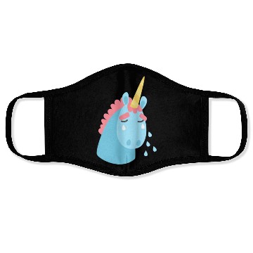 Discover Sad Unicorn Face Masks