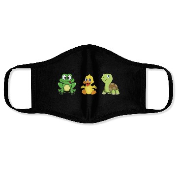 Discover Frog Ducklings Duck Turtle Face Masks