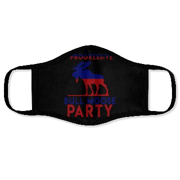 Discover Bull Moose Party Progressive Teddy Roosevelt Face Masks