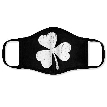 Discover Vintage Distressed Shamrock Face Masks
