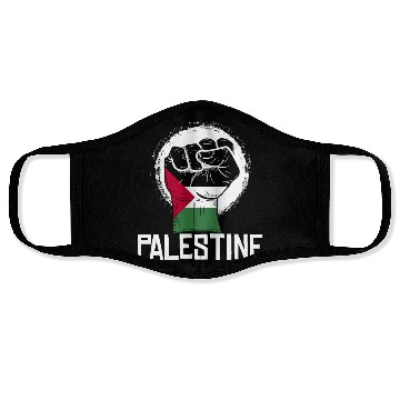Discover Palestine Fist Face Masks