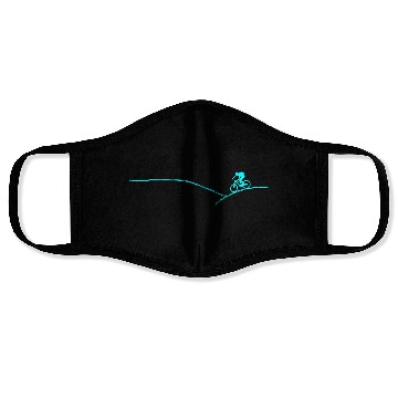 Discover MTB mountain bike mountain biking cycling Face Masks