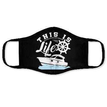 Discover Boat Sailing Yacht Sea Onean Face Masks