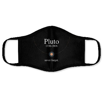 Discover Pluto never forget Face Masks