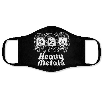 Discover heavy metals chemistry science Face Masks